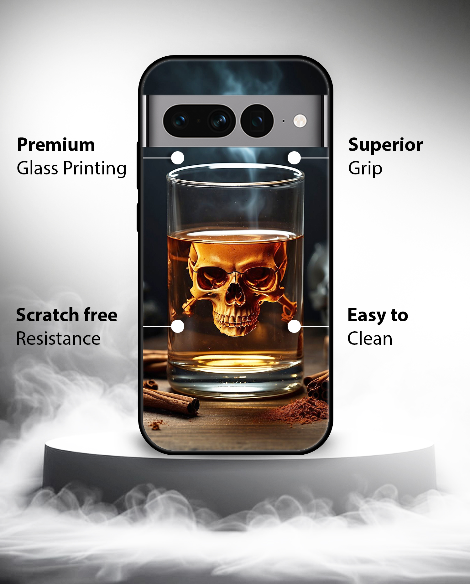 Premium Skull Drink Google Pixel 7 - Image 2
