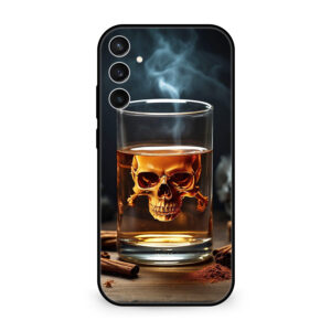 Flyby Skull Drink Mobile Cover