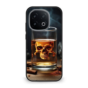 Flyby Skull Drink Mobile Cover