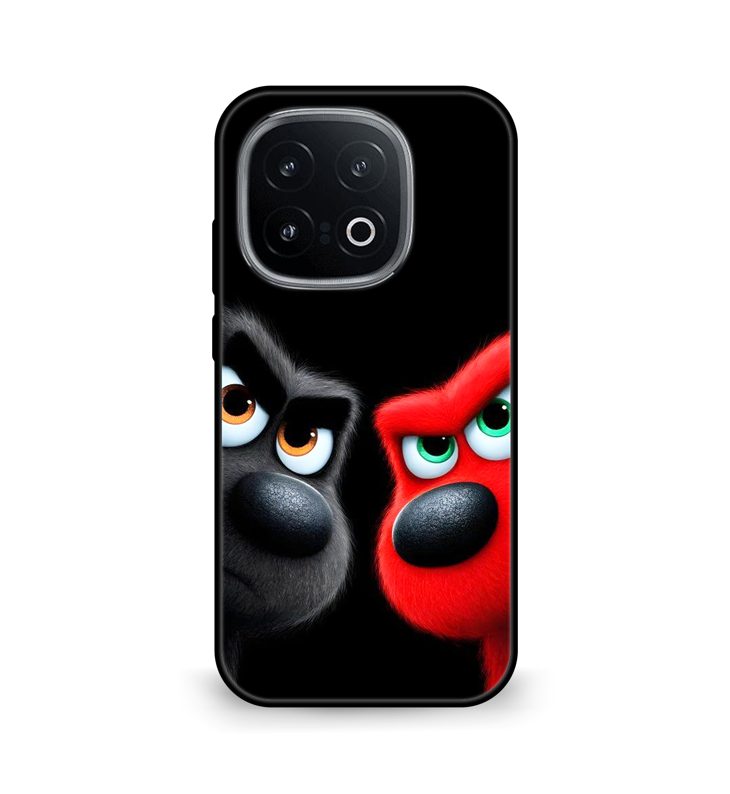 Flyby Dual Cartoon Dog Face Mobile Cover