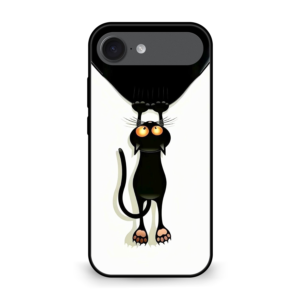 flyby Cute Black Cat Mobile Cover