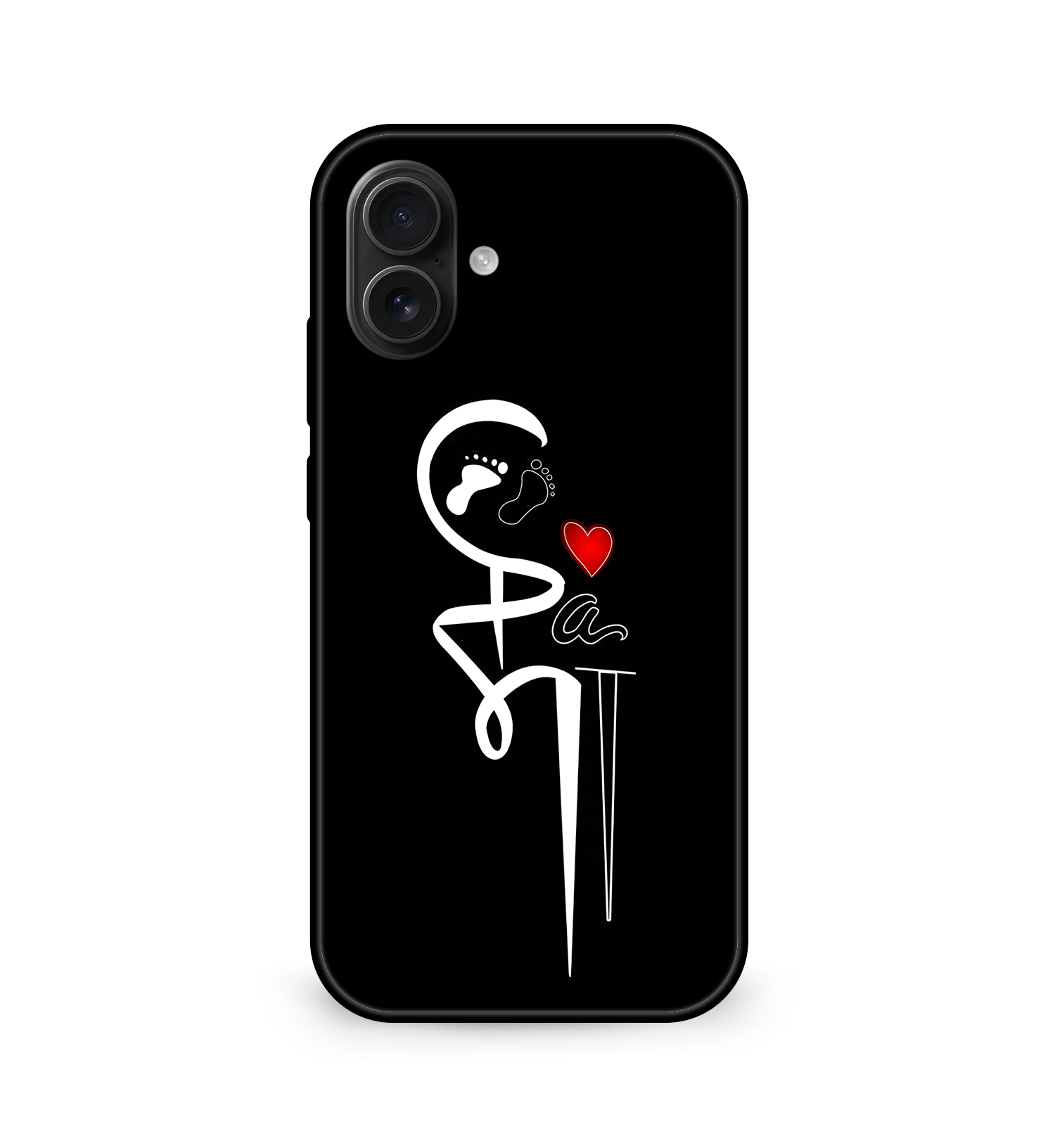 Premium Mother Love Baby Footprint iPhone 16