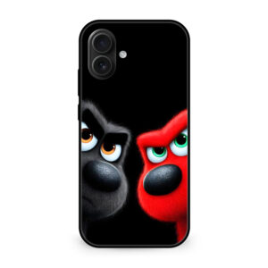 Flyby Dual Cartoon Dog Face Mobile Cover