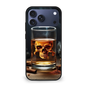Flyby Skull Drink Mobile Cover