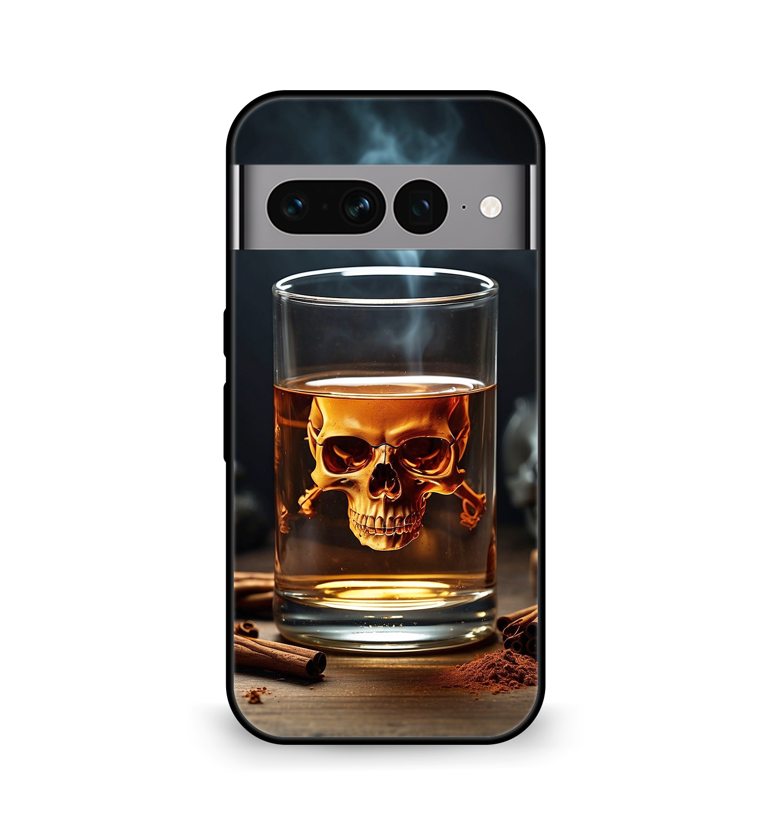 Flyby Skull Drink Mobile Cover