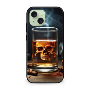 Premium Skull Drink iPhone 15