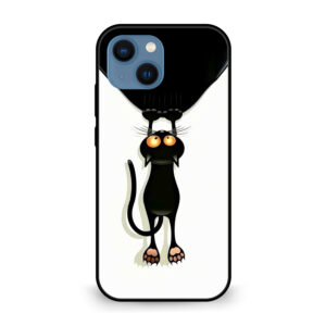 Flyby Cute Black Cat Mobile Case