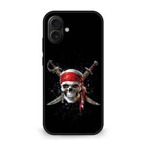 Premium Pirate Skull iPhone 16