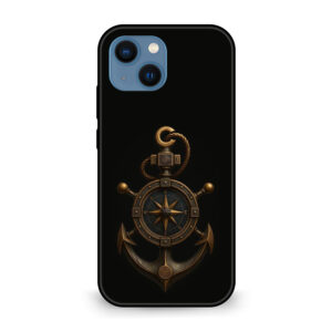 Premium Nautical Anchor Compass iPhone 13