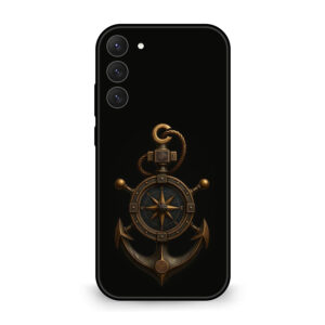 Premium Pirate Nautical Anchor Compass Samsung S23 plus