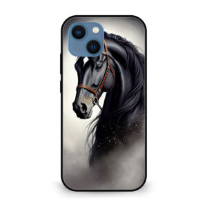 Premium Black Horse iPhone 13