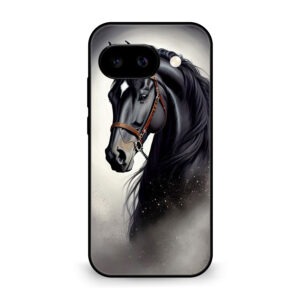 Black Horse mobile cover Google Pixel 9A