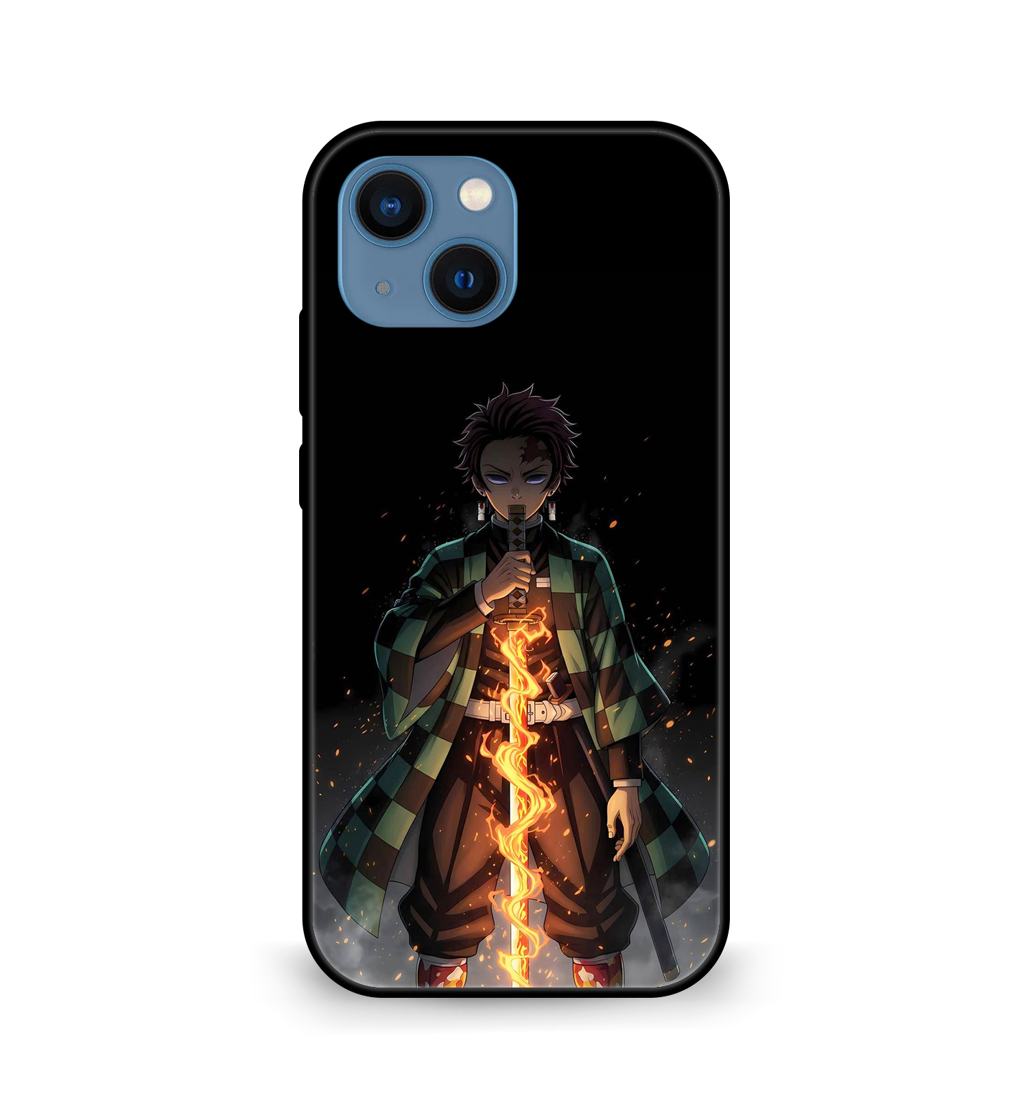 Premium Anime Fire Sward iPhone 13