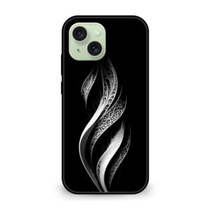 Premium Silver Pattern iPhone 15