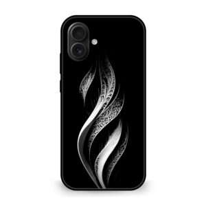 Premium Silver Pattern iPhone 17