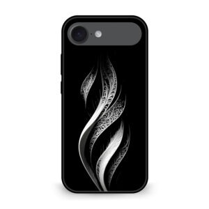 Silver Pattern mobile cover iPhone Air