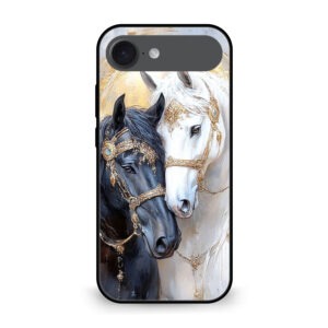 Black & White Horse mobile cover iPhone Air
