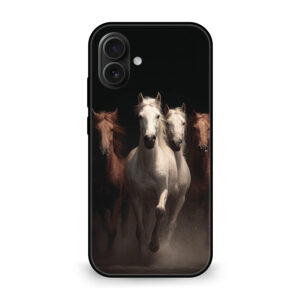 Premium Wild Running Horses iPhone 17