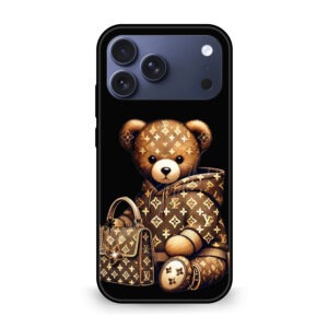 luxury Teddy Bear mobile cover iPhone 17 Pro Max