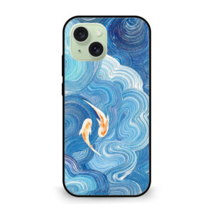 Premium Blue Sea Fish iPhone 15