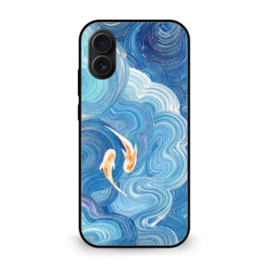Premium Blue Sea Fish iPhone 16