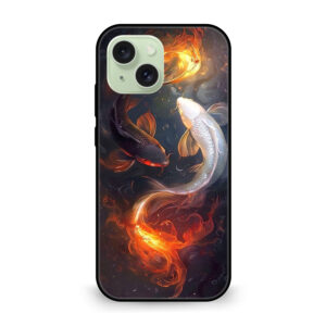 Premium Golden Fish iPhone 15