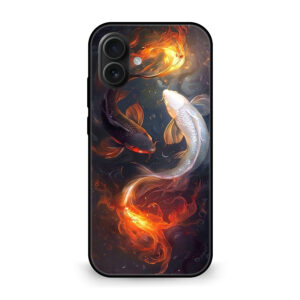 Premium Golden Fish iPhone 16