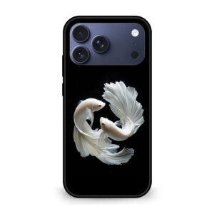 White Fish mobile cover iPhone 17 Pro Max