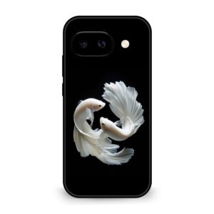 White Fish mobile cover Google Pixel 9A