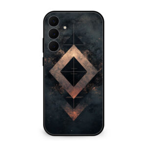 Premium Geometric Bronze Samsung S25 FE