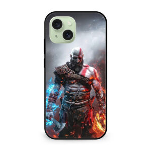 Premium Fire & Ice Warrior iPhone 15