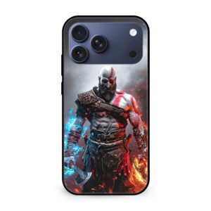 Premium Fire & Ice Warrior iPhone 17 Pro