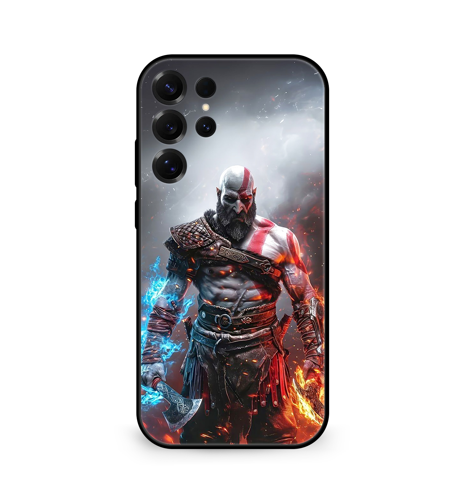 Premium Fire & Ice Warrior Samsung S25 Ultra