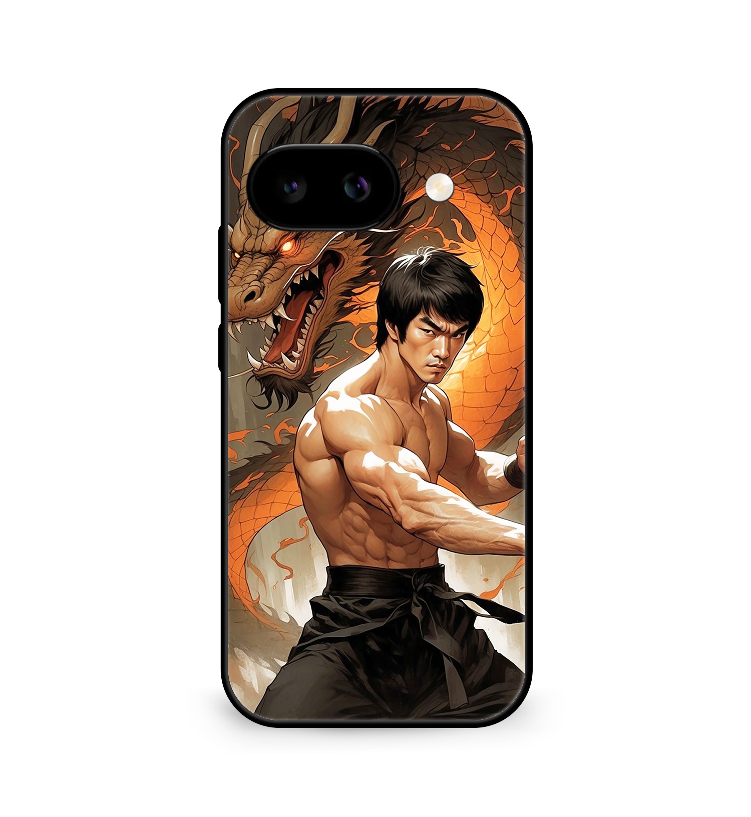 Kung Fu Warrior mobile cover Google Pixel 9A