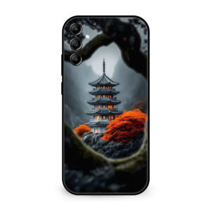 Premium Peaceful Pagoda Landscape Samsung A14