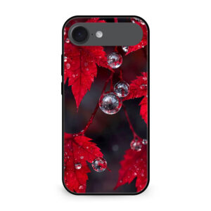 Premium Autumn Red Maple Leaf iPhone Air