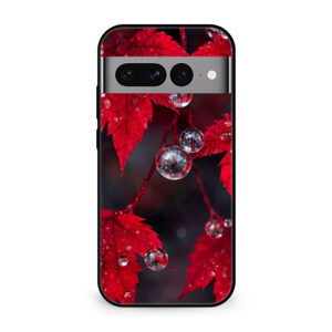 Premium Autumn Red Maple Leaf Google Pixel 7