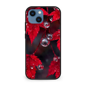 Flyby Autumn Red Maple Leaf Mobile Case