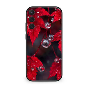 Premium Autumn Red Maple Leaf Samsung S23 plus