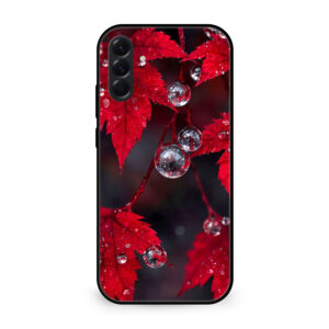 Premium Autumn Red Maple Leaf Samsung A26