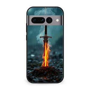 Premium Flaming Sword Google Pixel 7