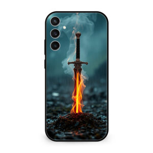 Premium Flaming Sword Samsung S23 FE