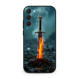 Premium Flaming Sword Samsung S23 plus