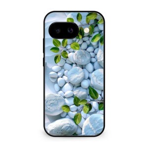 White Stone mobile cover Google Pixel 9A