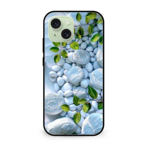 Premium White Stone iPhone 15