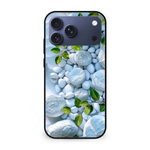 Premium White Stone iPhone 17 Pro