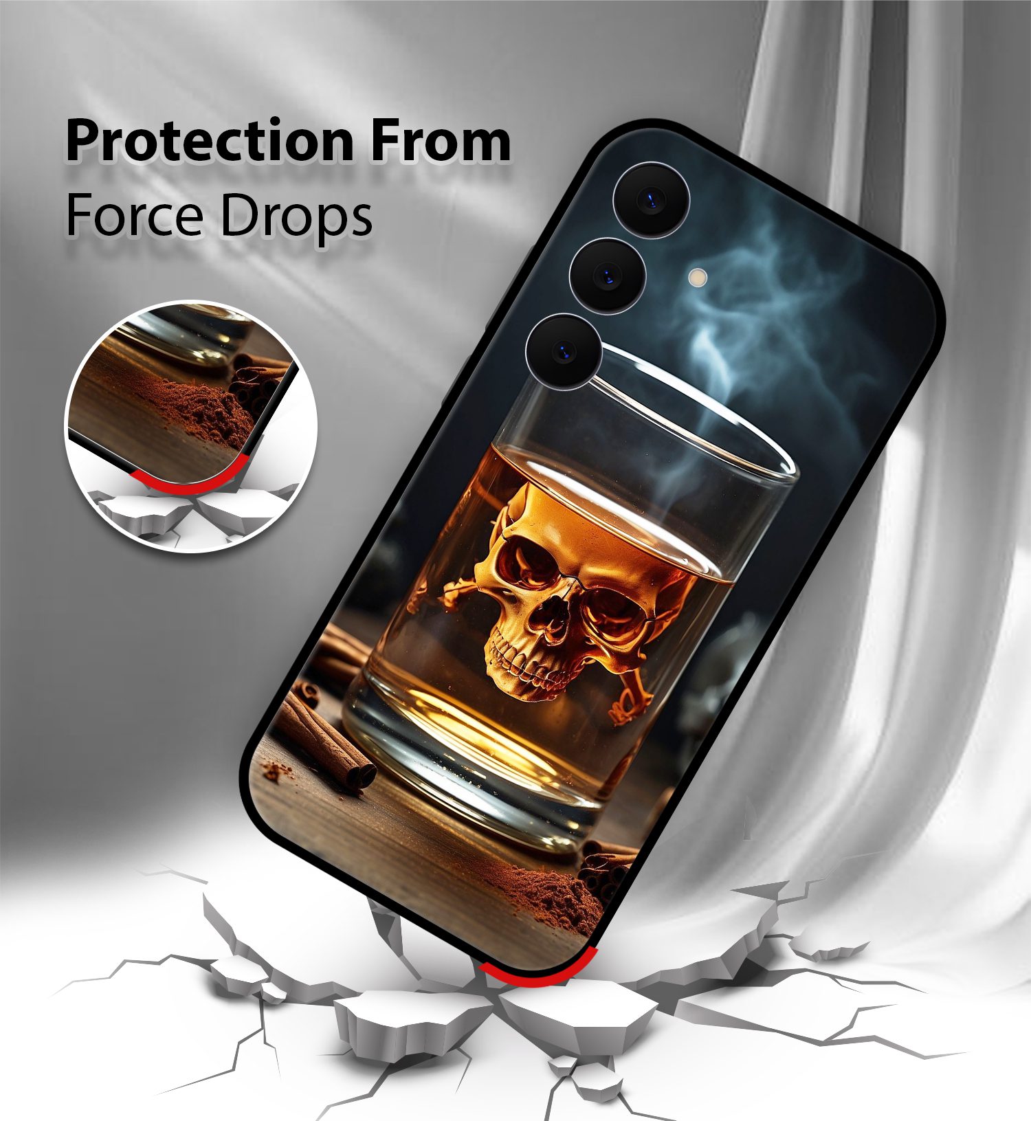 Premium Skull Drink Samsung S25 FE - Image 4