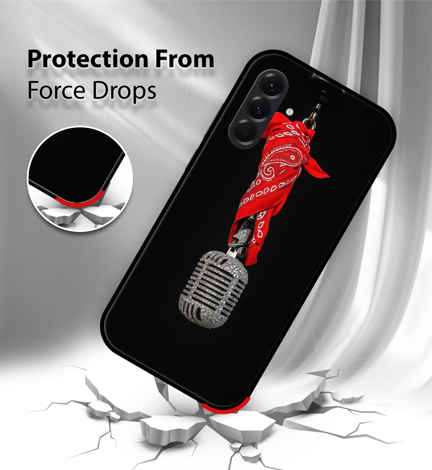 Premium Retro Microphone Samsung A26 - Image 4