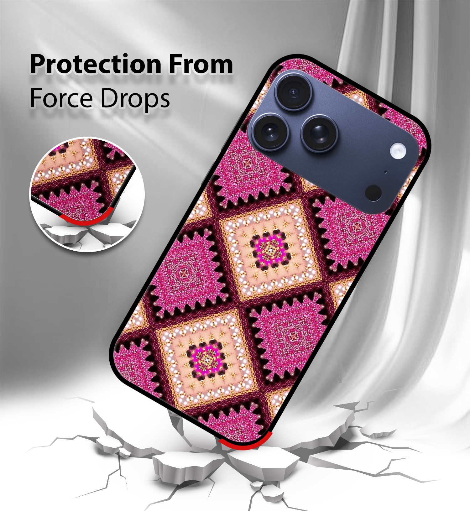 Dream Dazzle Pattern mobile cover iPhone 17 Pro Max