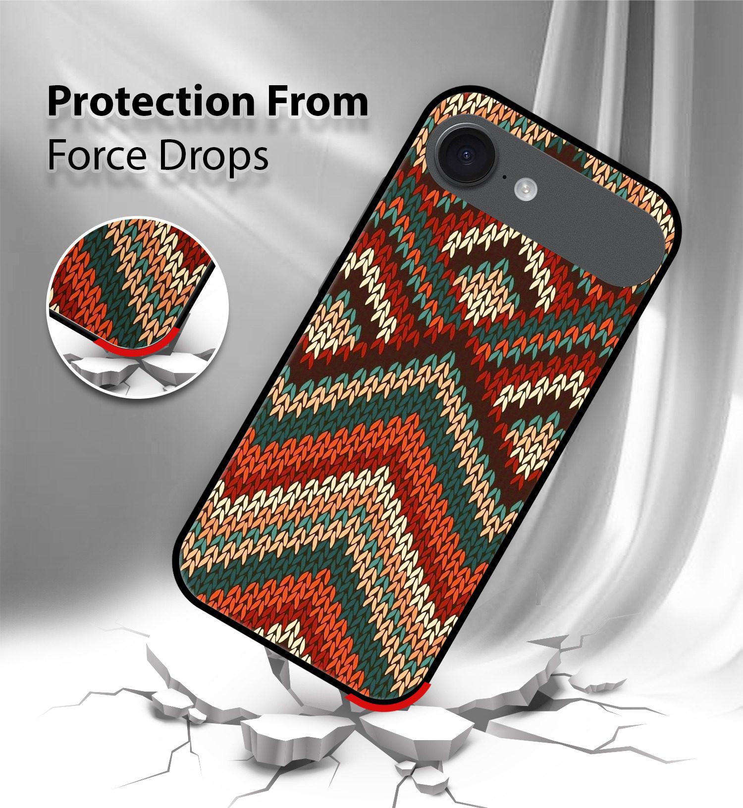 Winter Sweater Knitting mobile cover iPhone Air